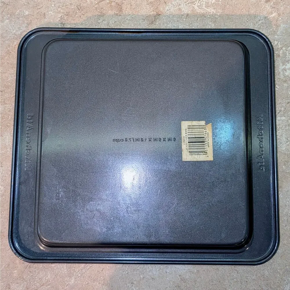 KitchenAid 4-Piece Nonstick Steel Bakeware Set - 9x13, 9x9, (2) 9